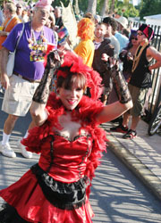 The Fantasy Fest Masquerade March 2004 photo - Duval Street, Key West